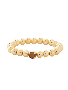 Sorrelli Butterscotch Single Crystal Stretch Bracelet