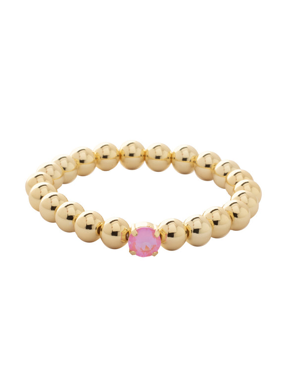 Sorrelli Light Rose Delite Single Crystal Stretch Bracelet