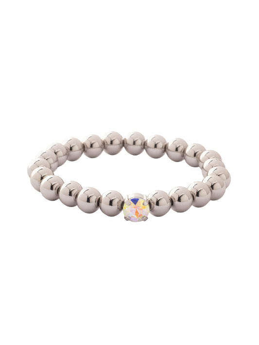 Sorrelli Crystal Aurora Borealis Single Crystal Stretch Bracelet