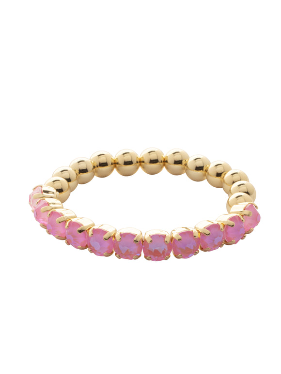 Sorrelli Light Rose Delite Crystal Zola Stretch Bracelet