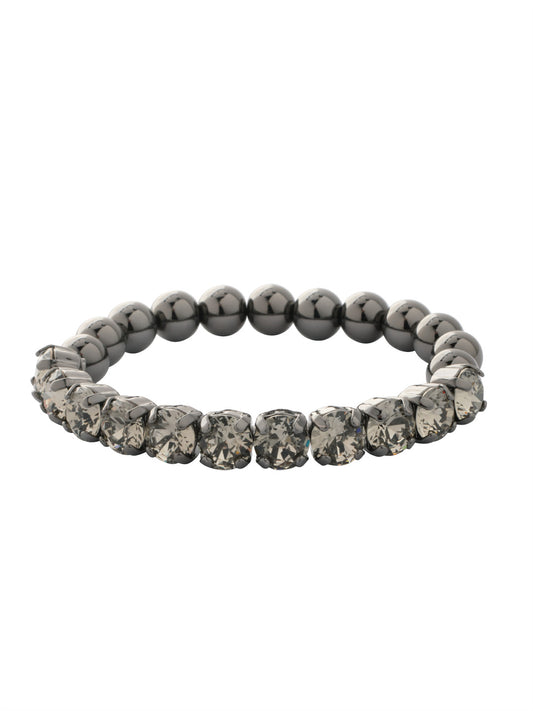 Sorrelli Black Diamond Crystal Zola Stretch Bracelet
