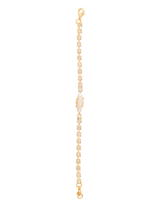 Sorrelli Modern Pearl Delmar Tennis Bracelet