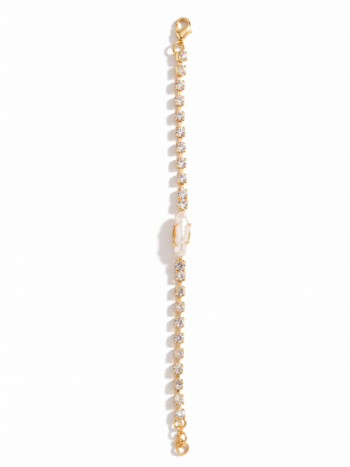 Sorrelli Modern Pearl Delmar Tennis Bracelet