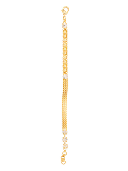 Sorrelli Crystal Crystal Mesh Chain Tennis Bracelet