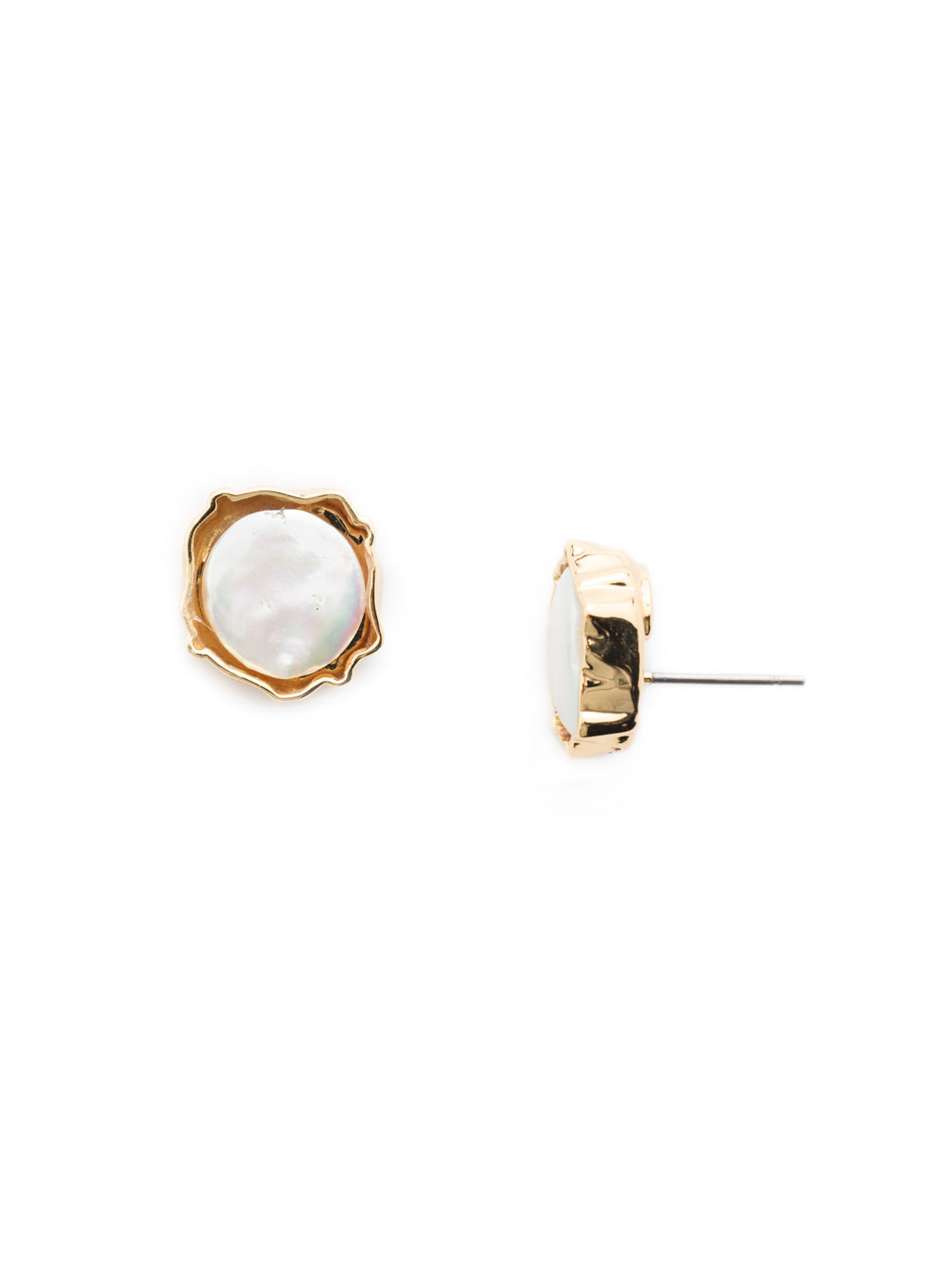Sorrelli Modern Pearl Diana Stud Earrings