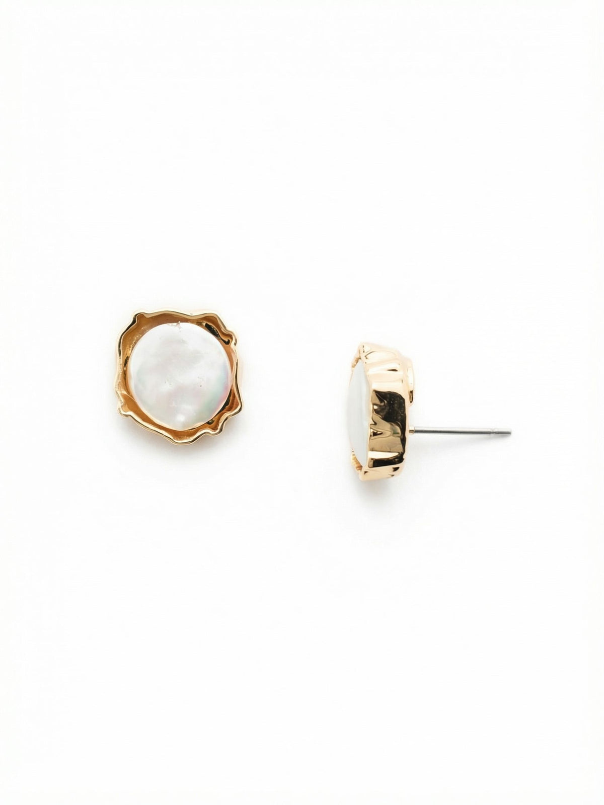 Sorrelli Modern Pearl Diana Stud Earrings