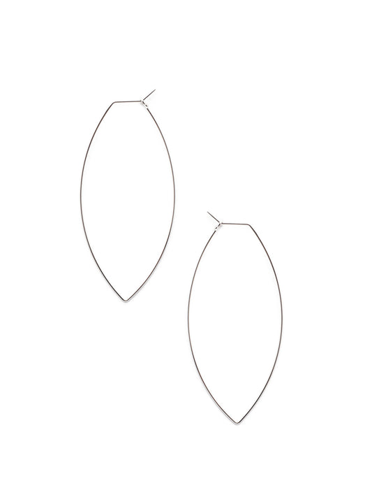 Sorrelli Bare Metallic Francesca Hoop Earrings
