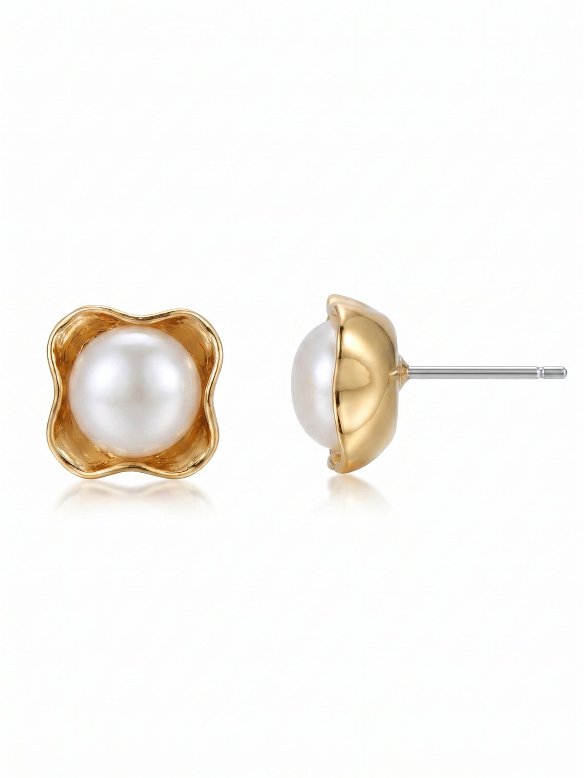 Sorrelli Modern Pearl Karie Stud Earring