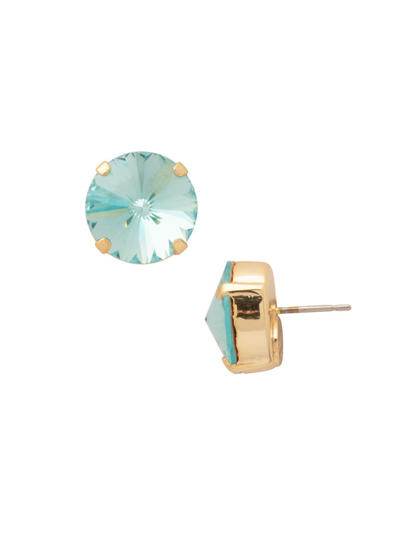 Sorrelli Aquamarine Nadine Stud Earrings