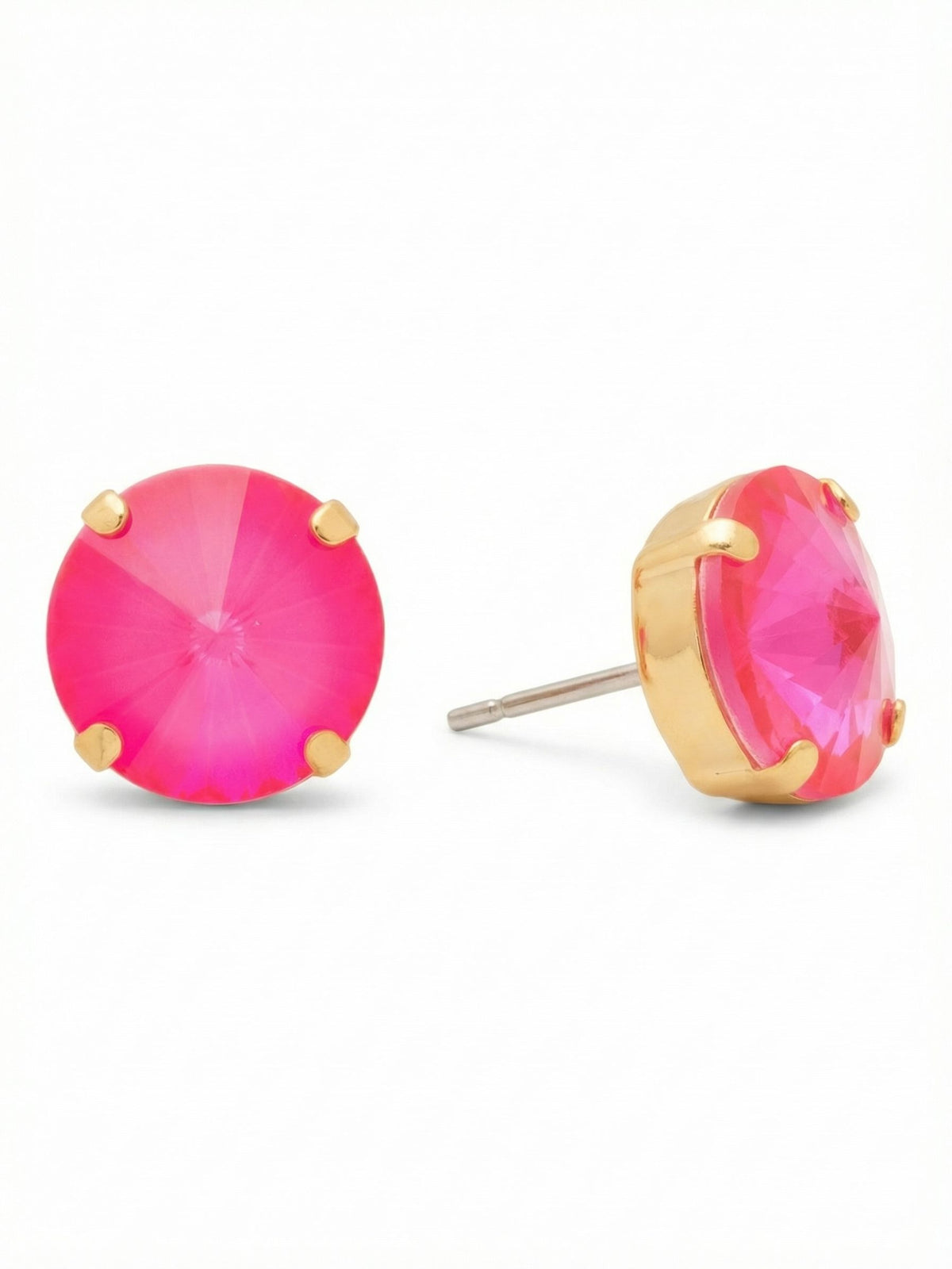 Sorrelli Electric Pink Nadine Stud Earrings