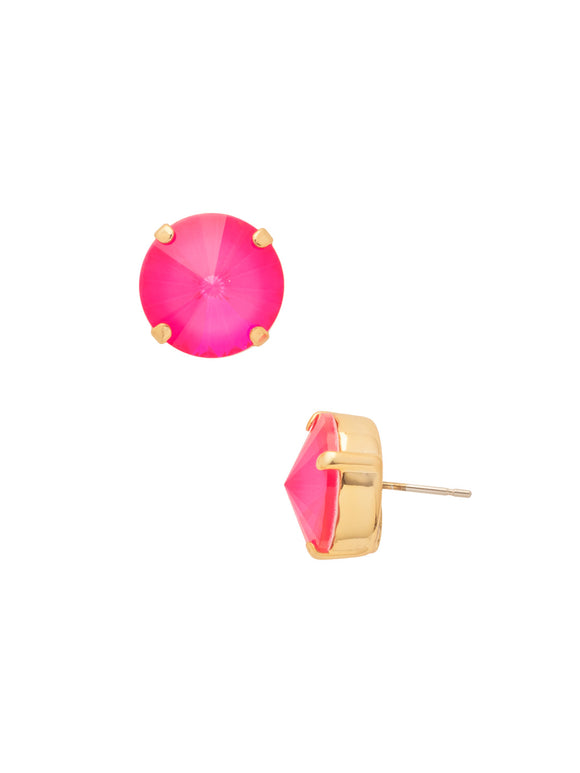 Sorrelli Electric Pink Nadine Stud Earrings