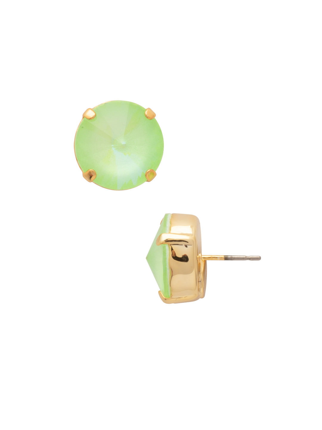 Sorrelli Lime Green Delite Nadine Stud Earrings