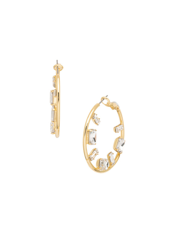 Sorrelli Crystal Gale Hoop Earring