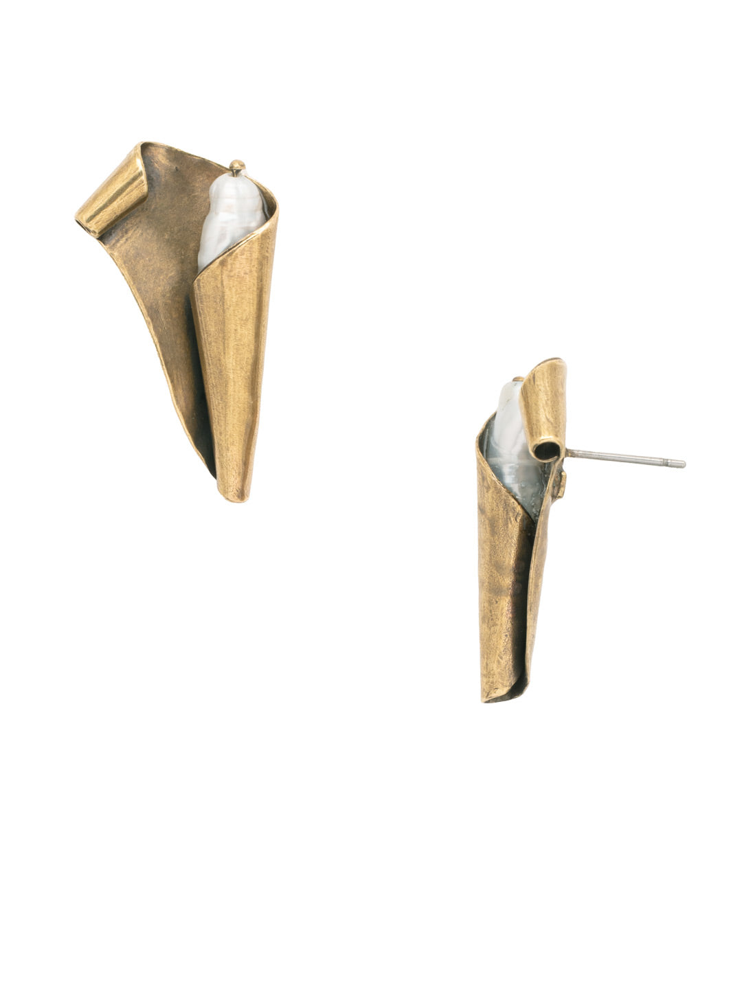 Sorrelli Modern Pearl Fiori Stud Earrings