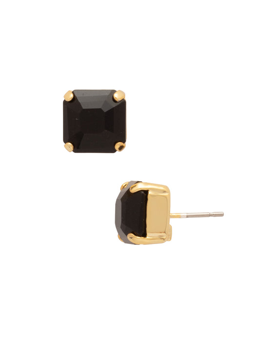 Sorrelli Jet Izzy Stud Earrings
