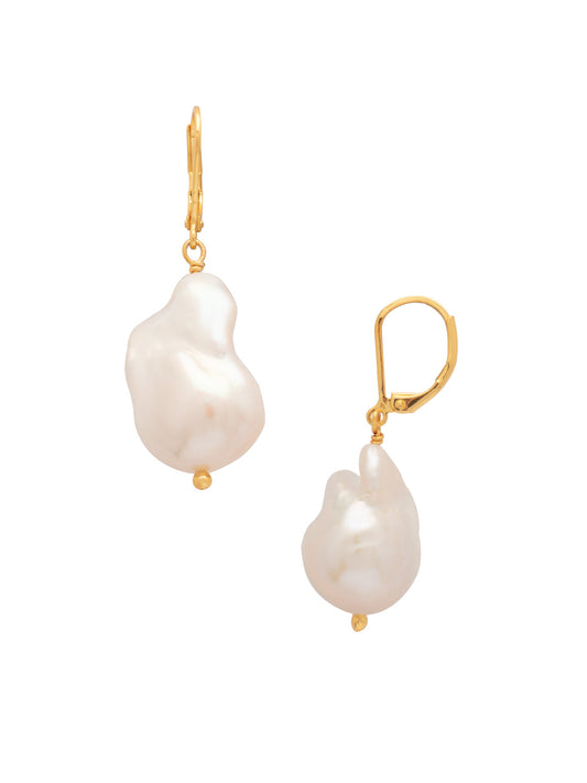 Sorrelli Modern Pearl Paloma Dangle Earrings