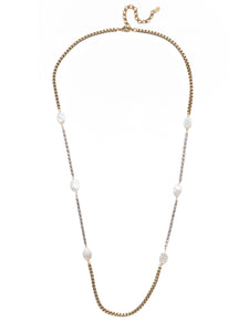 Sorrelli Modern Pearl Catcher Long Necklace