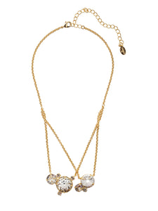 Sorrelli Crystal Nadine Layered Tennis Necklace