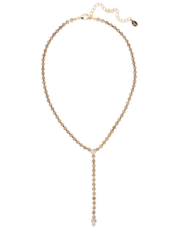 Sorrelli Crystal Lena Lariat Long Necklace