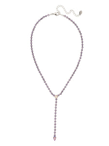 Sorrelli Lilac Champagne Lena Lariat Long Necklace