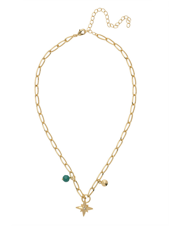 Sorrelli Turquoise Henley Charm Tennis Necklace