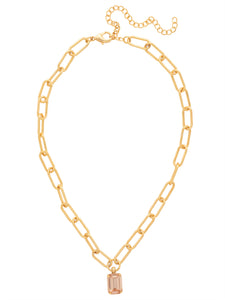 Sorrelli Golden Goddess Nia Oval Pendant Necklace