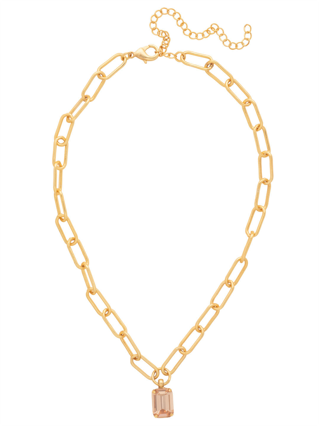 Sorrelli Golden Goddess Nia Oval Pendant Necklace