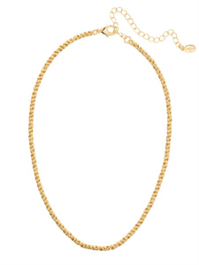 Sorrelli Bare Metallic Rope Chain Tennis Necklace