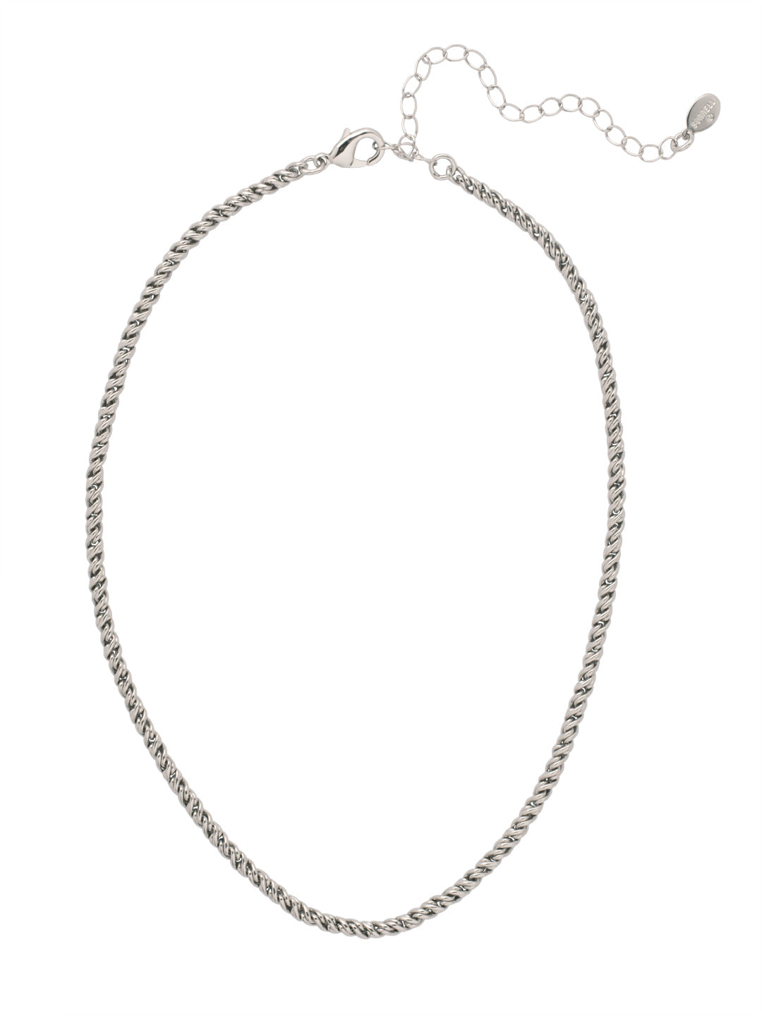 Sorrelli Bare Metallic Rope Chain Tennis Necklace