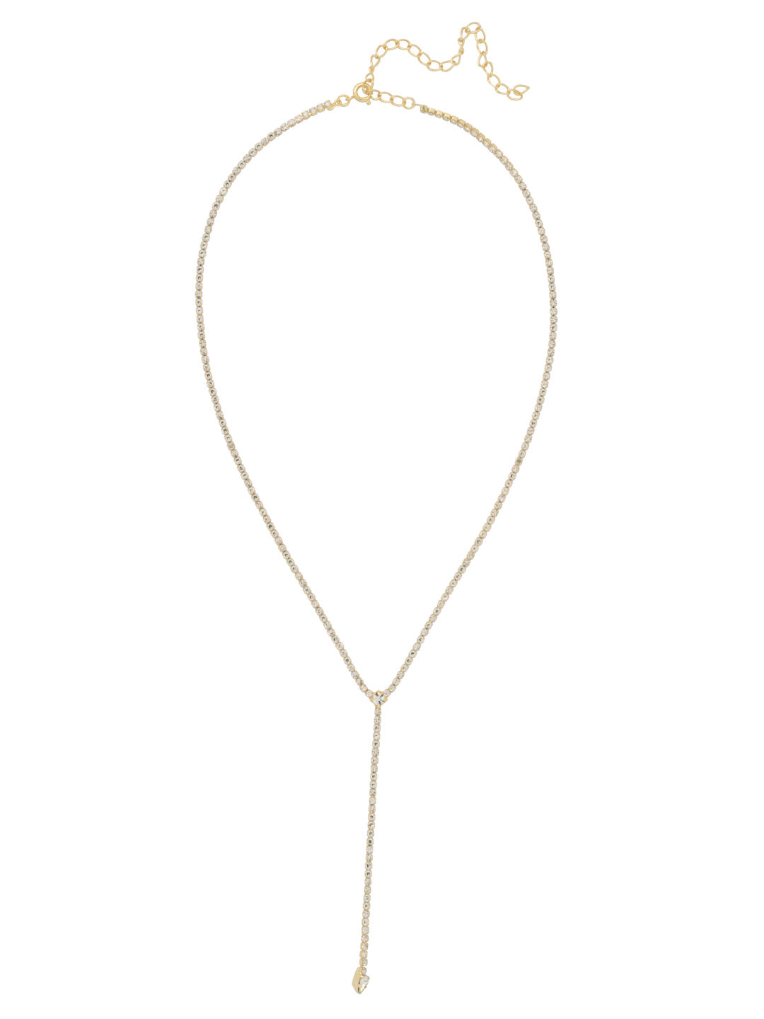 Sorrelli Crystal Mini Lena Lariat Long Necklace