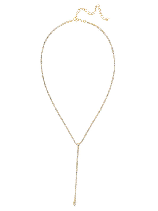 Sorrelli Crystal Mini Lena Lariat Long Necklace