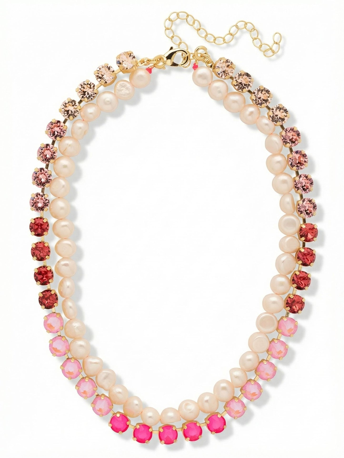 Sorrelli Big Flirt Matilda Layered Tennis Necklace