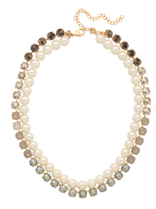 Sorrelli Laguna Beach Matilda Layered Tennis Necklace
