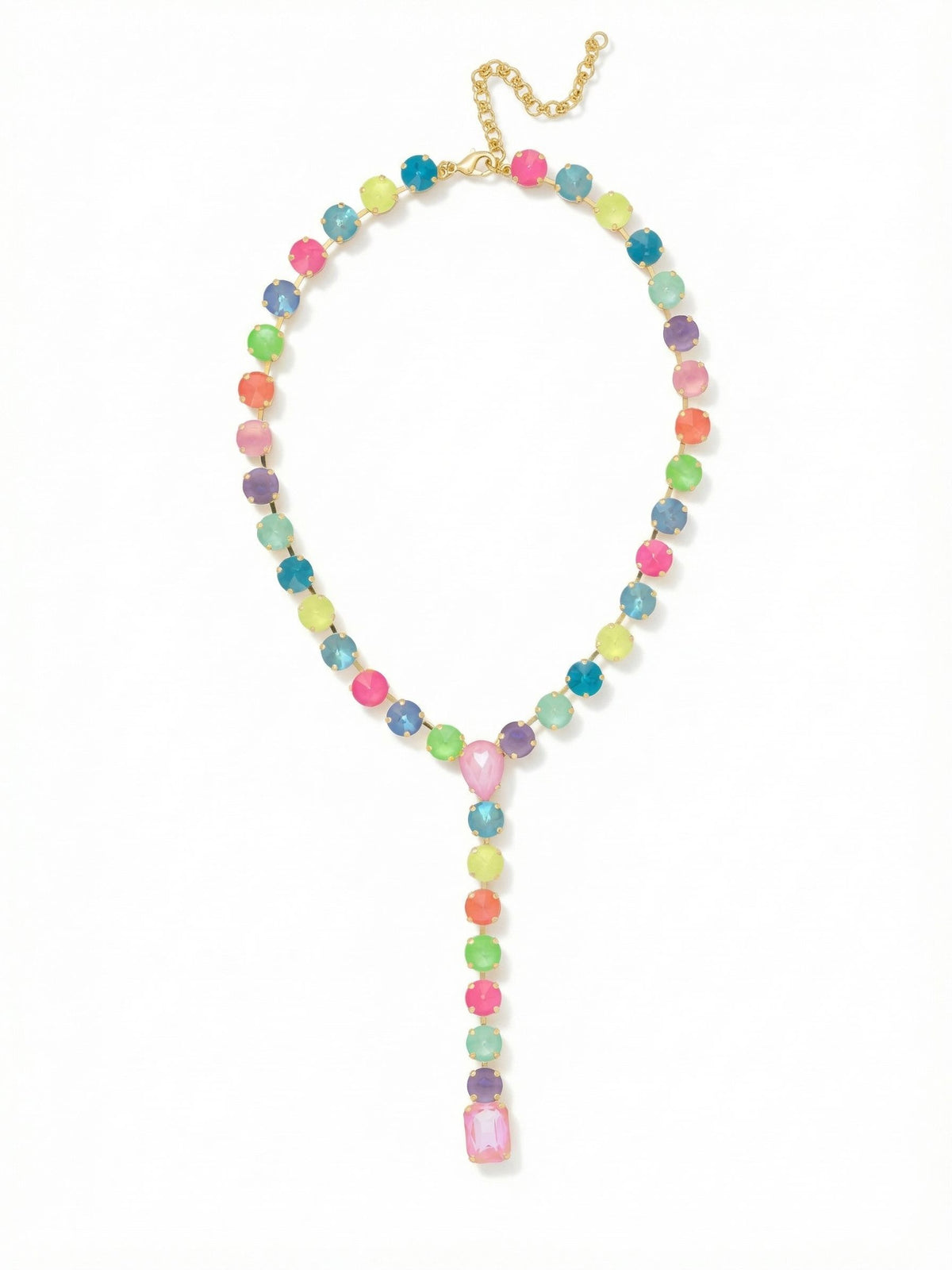 Sorrelli Candy Carnival Lucille Lariat Statement Necklace