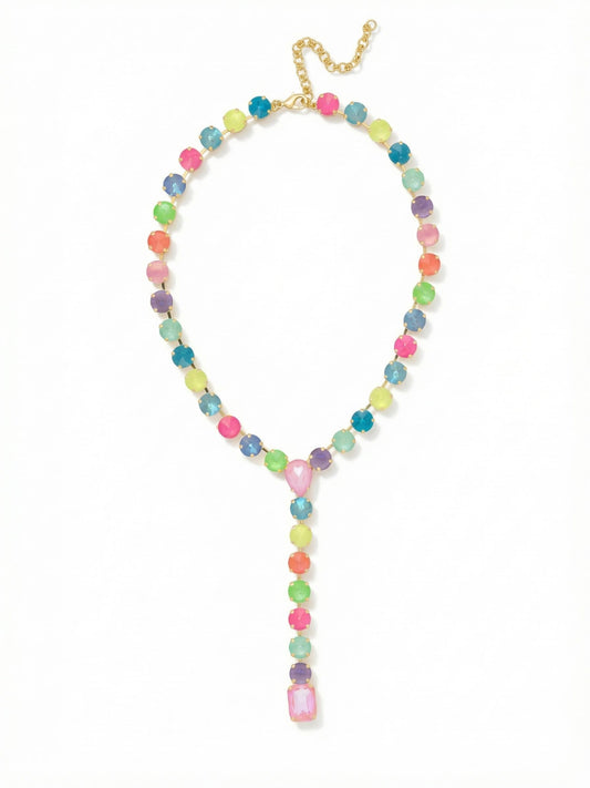 Sorrelli Candy Carnival Lucille Lariat Statement Necklace