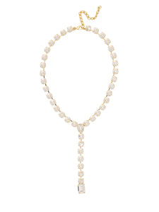 Sorrelli Crystal Lucille Lariat Statement Necklace