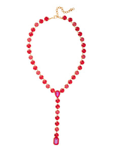 Sorrelli Red Carpet Lucille Lariat Statement Necklace