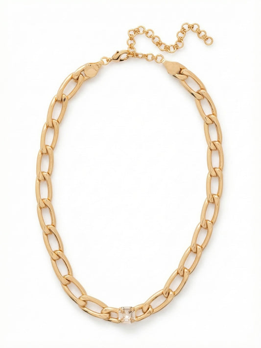 Sorrelli Crystal Kirby Single Crystal Tennis Necklace