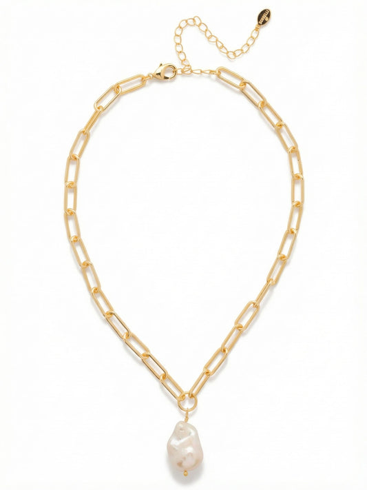 Sorrelli Modern Pearl Paloma Pendant Necklace