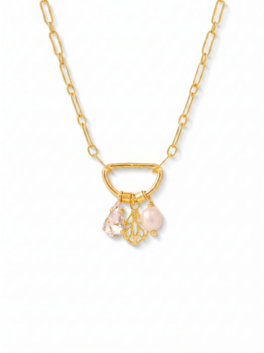 Sorrelli Crystal Gaia Charm Pendant Necklace