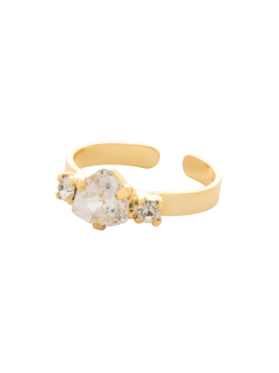 Sorrelli Crystal Paulina Band Ring