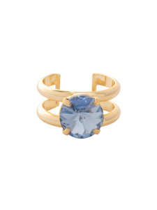 Sorrelli Light Sapphire Joanie Statement Ring