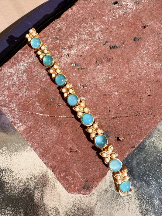 Blue Agate Bracelet