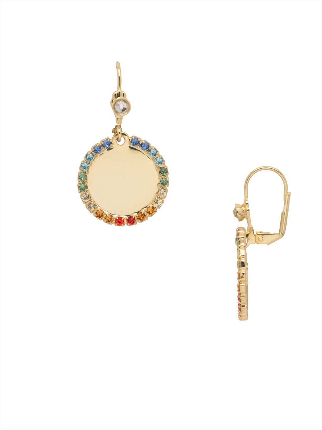 Sorrelli Prism Medallion Dangle Earrings