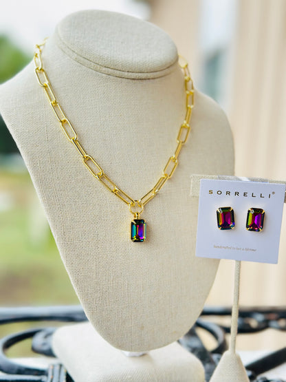 Nia Pendant Set- Volcano