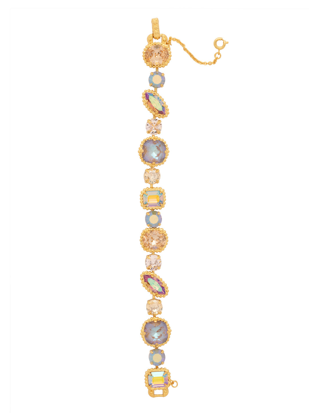 Sorrelli Chai Latte Cushion-Cut Tennis Bracelet