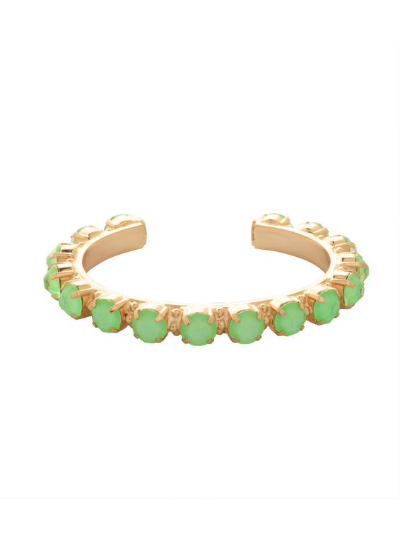 Sorrelli Electric Green Riveting Romance Cuff Bracelet