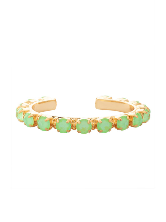 Sorrelli Electric Green Riveting Romance Cuff Bracelet