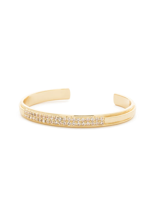 Sorrelli Crystal All Lined Up Cuff Bracelet