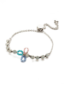 Sorrelli Seersucker Morning Mist Slider Bracelet